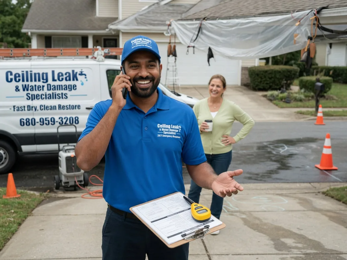 Ceiling Leak Cleanup Roscoe, TX FAQs